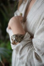 artisan botanical bracelet handmade jewelry