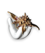 natural botanical bud ring gold silver 420karat