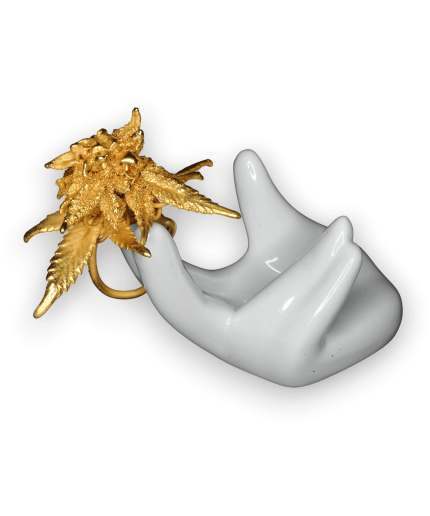 new Natural Flower Ring 24KGold 420 karat