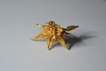 unique botanical flower ring handmade gold