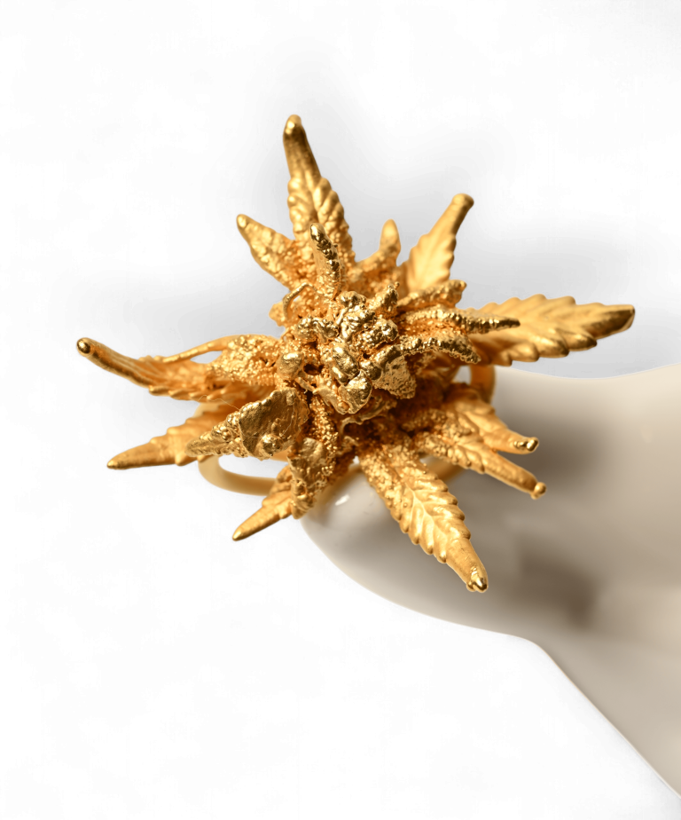 eternal bloom gold ring botanical 420karat