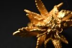 handmade botanical bud ring gold