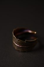 lunar leaf silver ring botanical 420karat