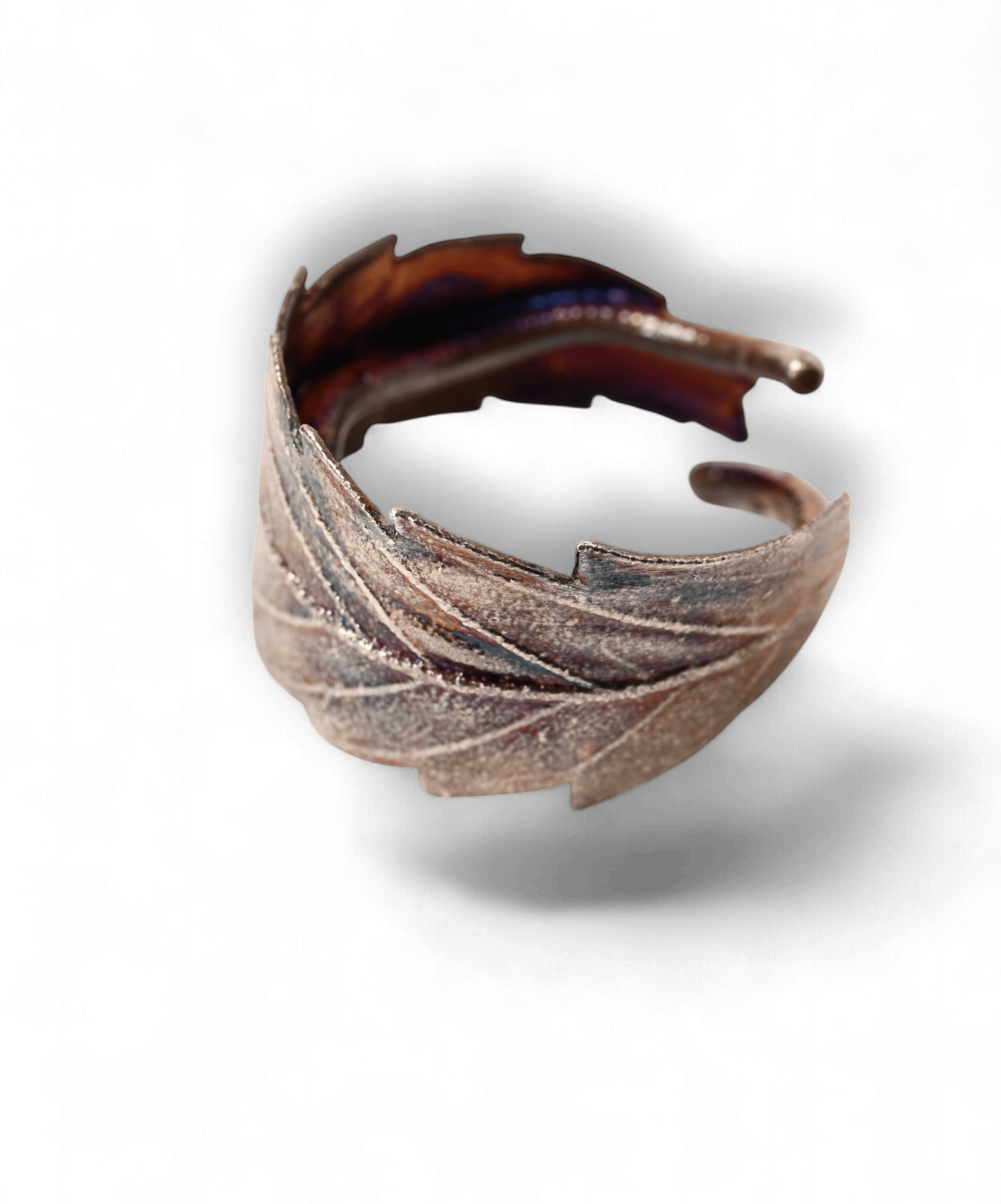 lunar leaf silver ring botanical 420karat lunar leaf silver ring botanical 420karat
