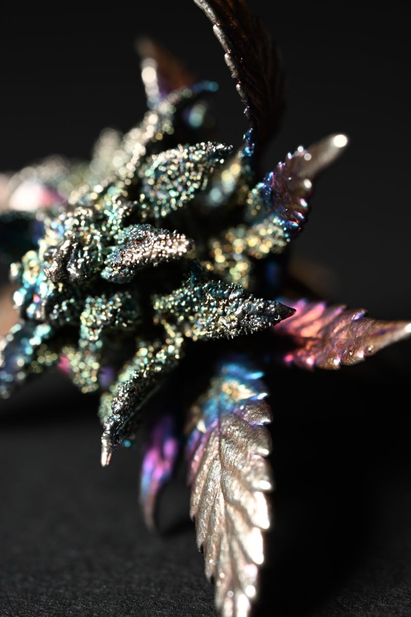 natural leaf metal art