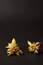 nature inspired botanical bud earrings