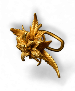 nature inspired botanical ring gold