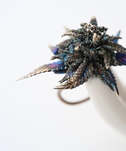 nature inspired botanical ring silver gems