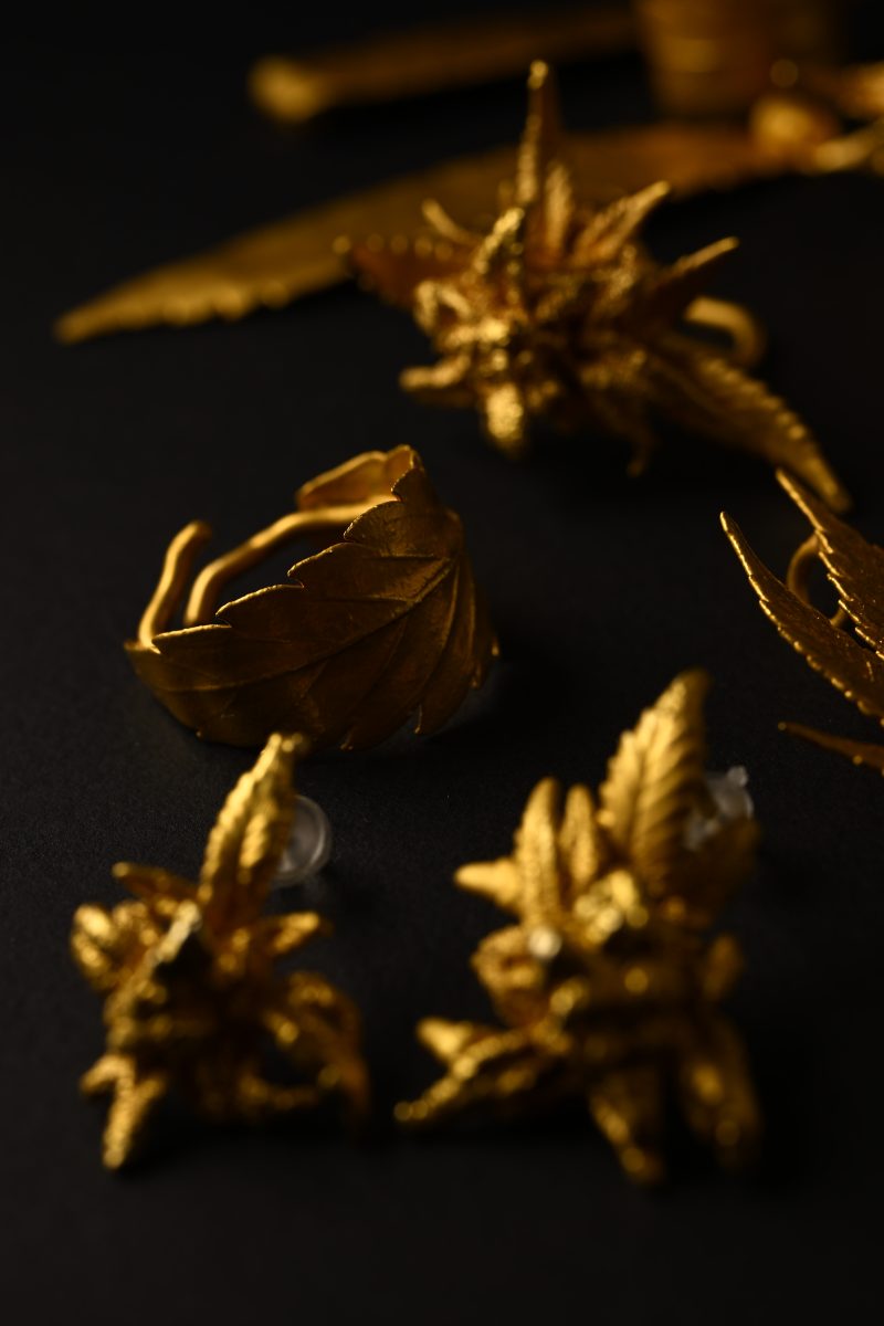 real leaf art jewelry
