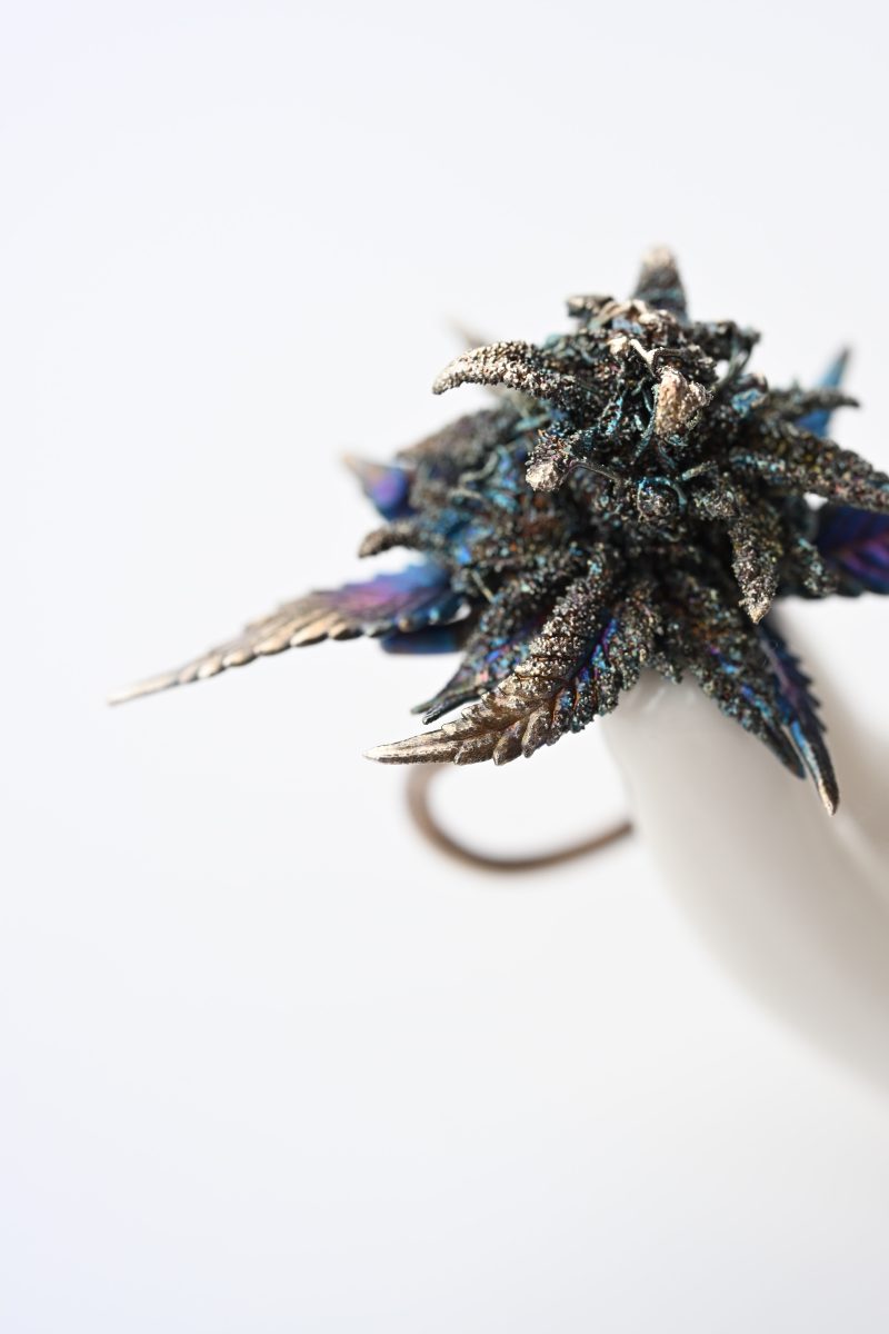 real leaf metal jewelry