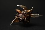 unique botanical bud ring handmade silver