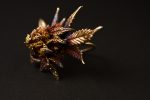 unique botanical bud ring silver