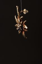 unique botanical bud silver earrings