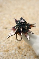unique botanical flower ring silver